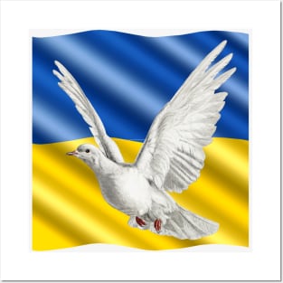 Dove of peace in Ukraine Posters and Art
